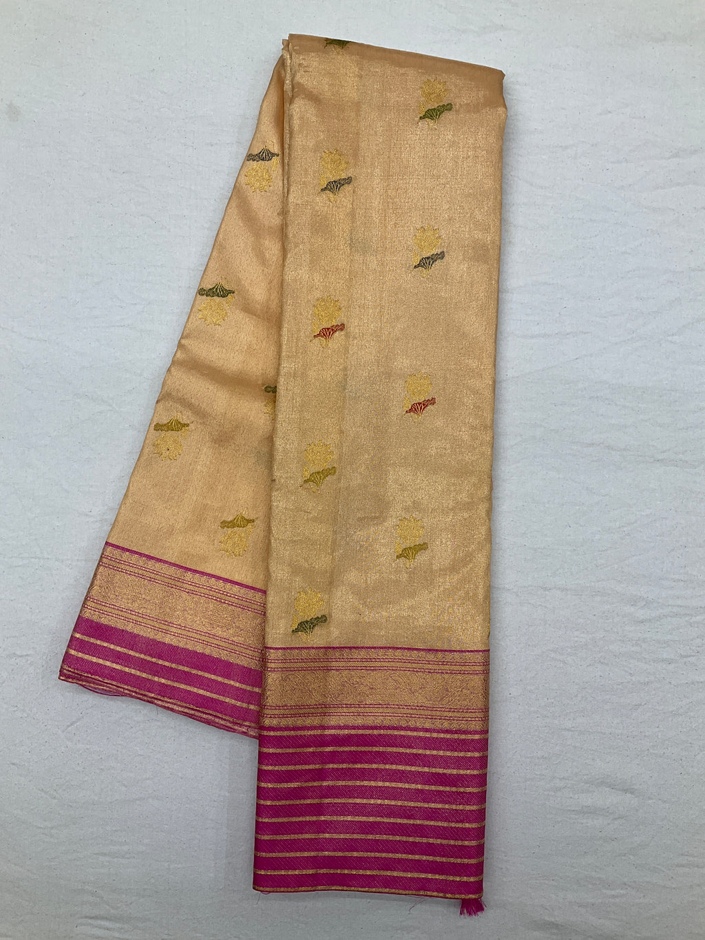 Antique Zari Tissue Kanjeevaram Saree (BH42524)
