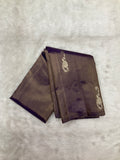 Borderless zari pack Kanjeevaram Saree