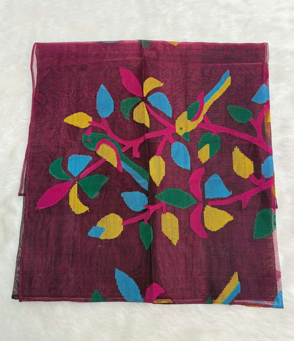 Zari Kota x Kanchi Fusion Saree
