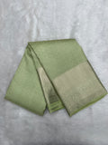 Pista Green Brocade Kanjeevaram Silk Saree
