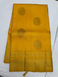 Yellow Vintage Kanjeevaram Saree with Heritage Motifs & Rich Border