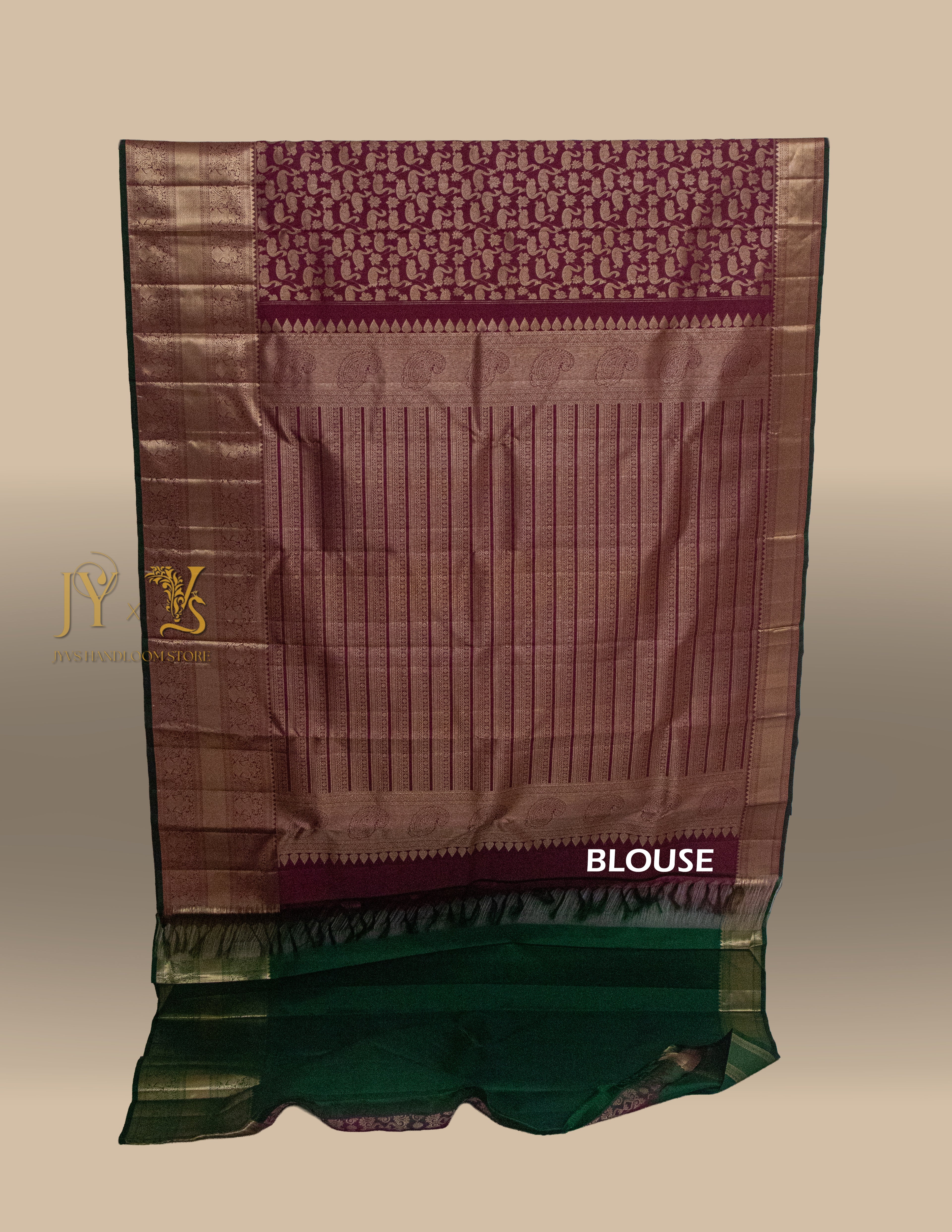Vintage Kanjeevaram Brocade Saree