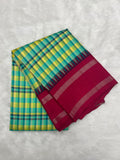 Heritage Kanjeevaram Multi-Checks Saree
