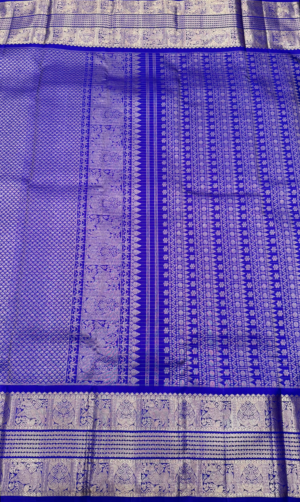 Dark Purple Vintage Kanjeevaram Saree