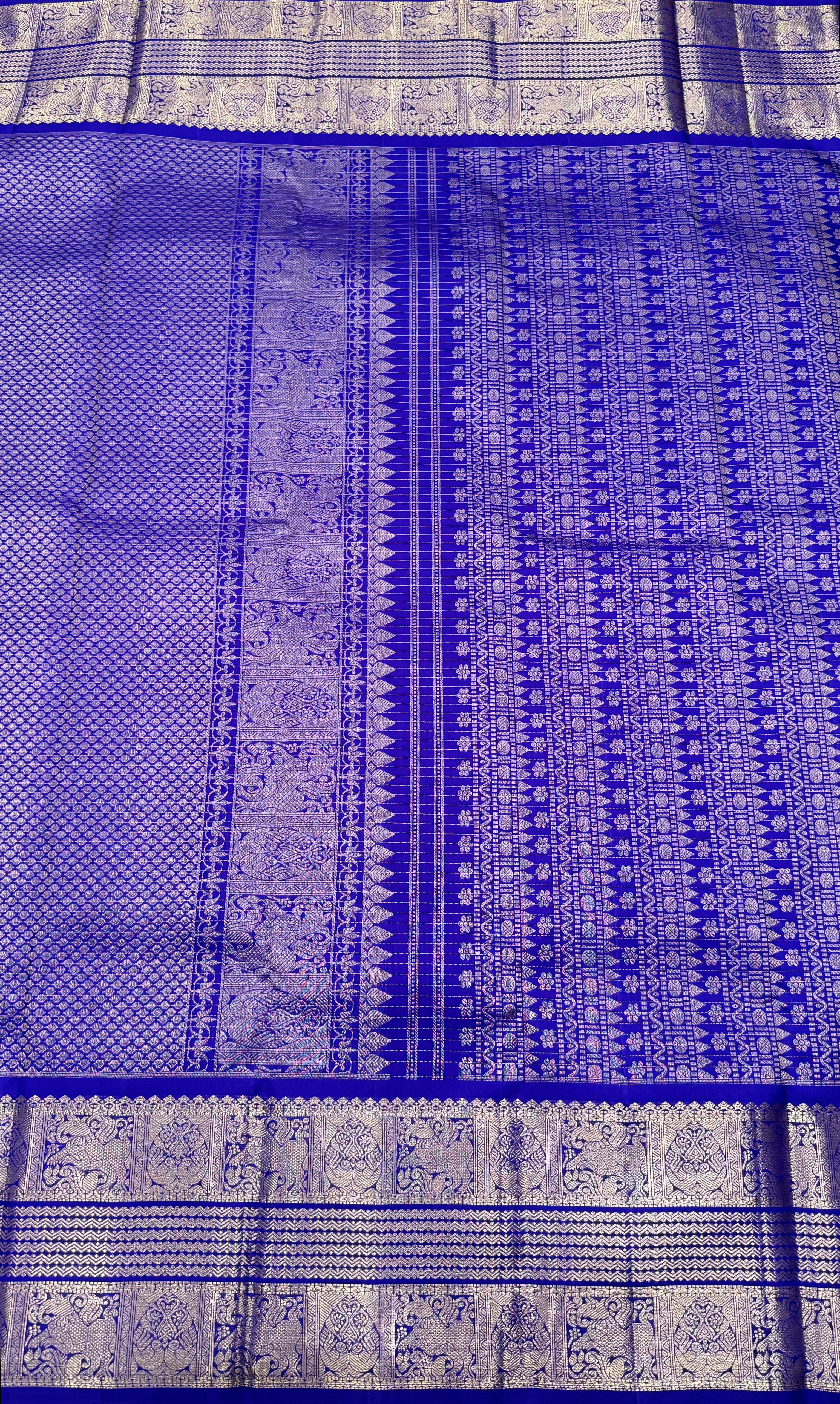 Dark Purple Vintage Kanjeevaram Saree