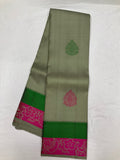 Kanjeevaram No Zari Silk Saree (FS593)
