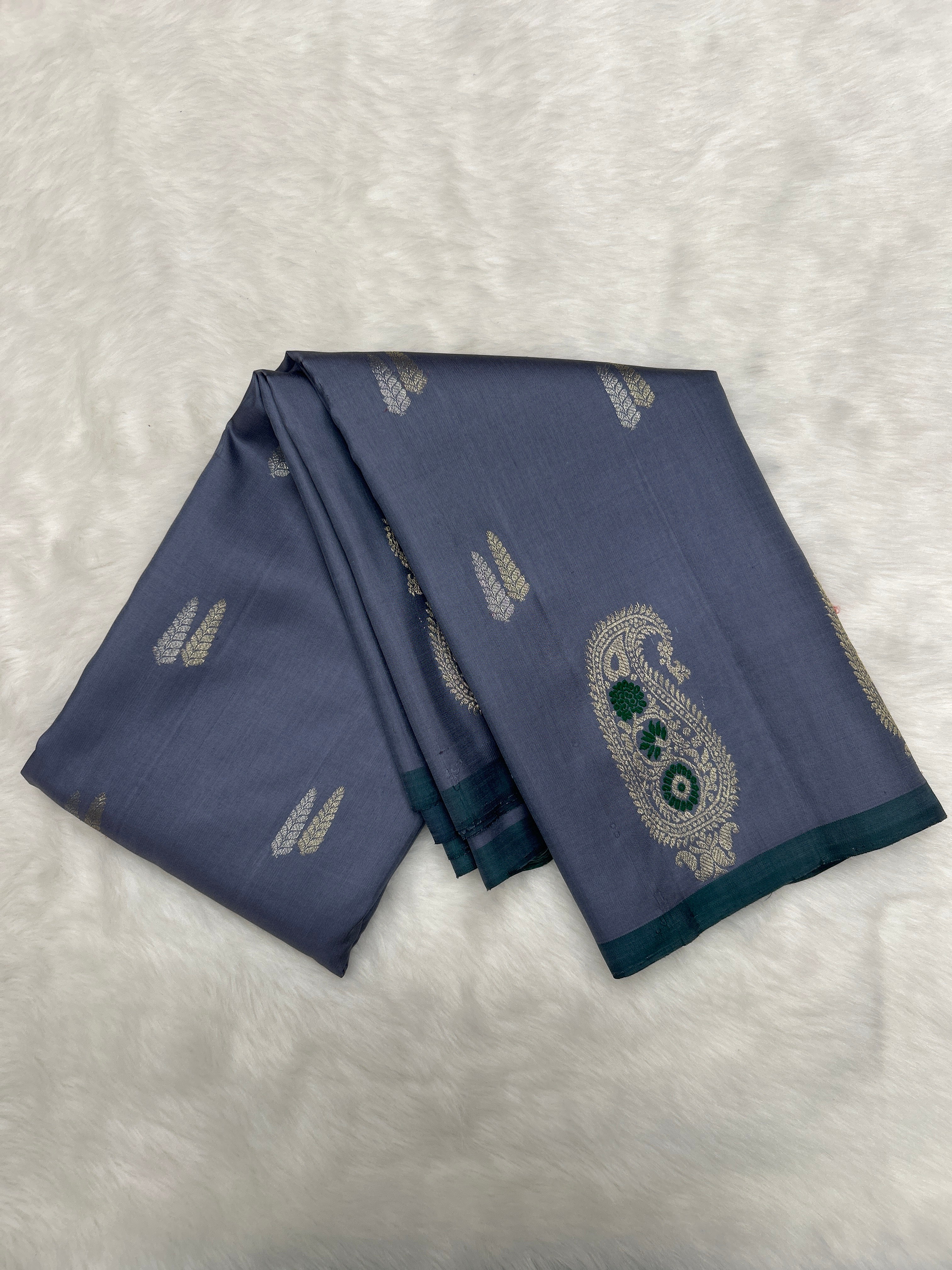 Kanjeevaram Silk Saree (Double blouse)