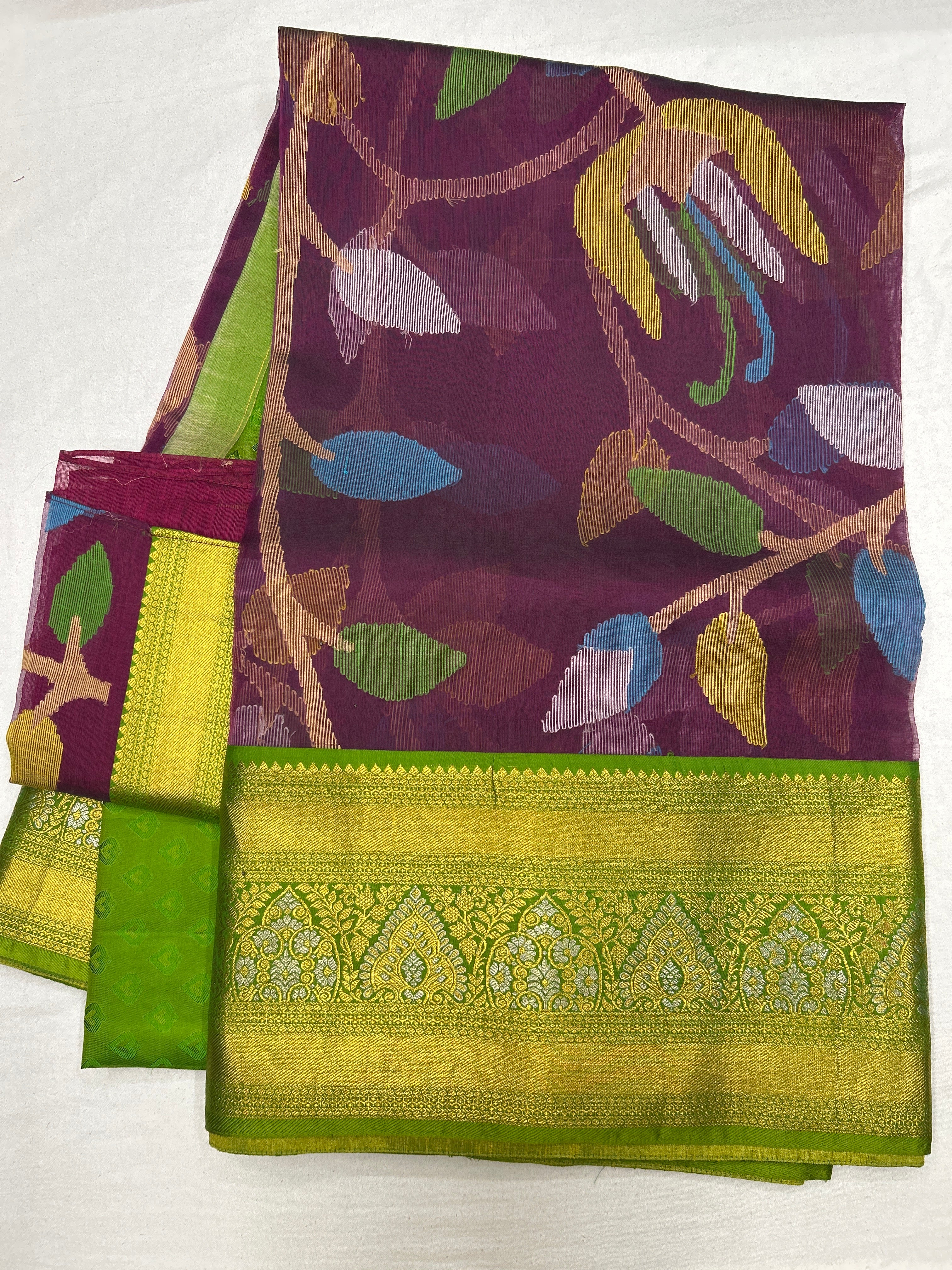 Jamdhani x Kanchi Fusion Saree