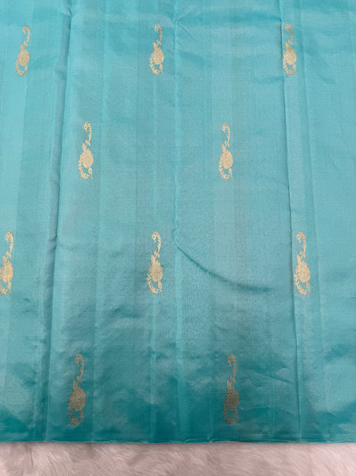 Borderless Zari Pack Kanjeevaram Saree