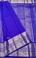 Dark Purple Vintage Kanjeevaram Saree