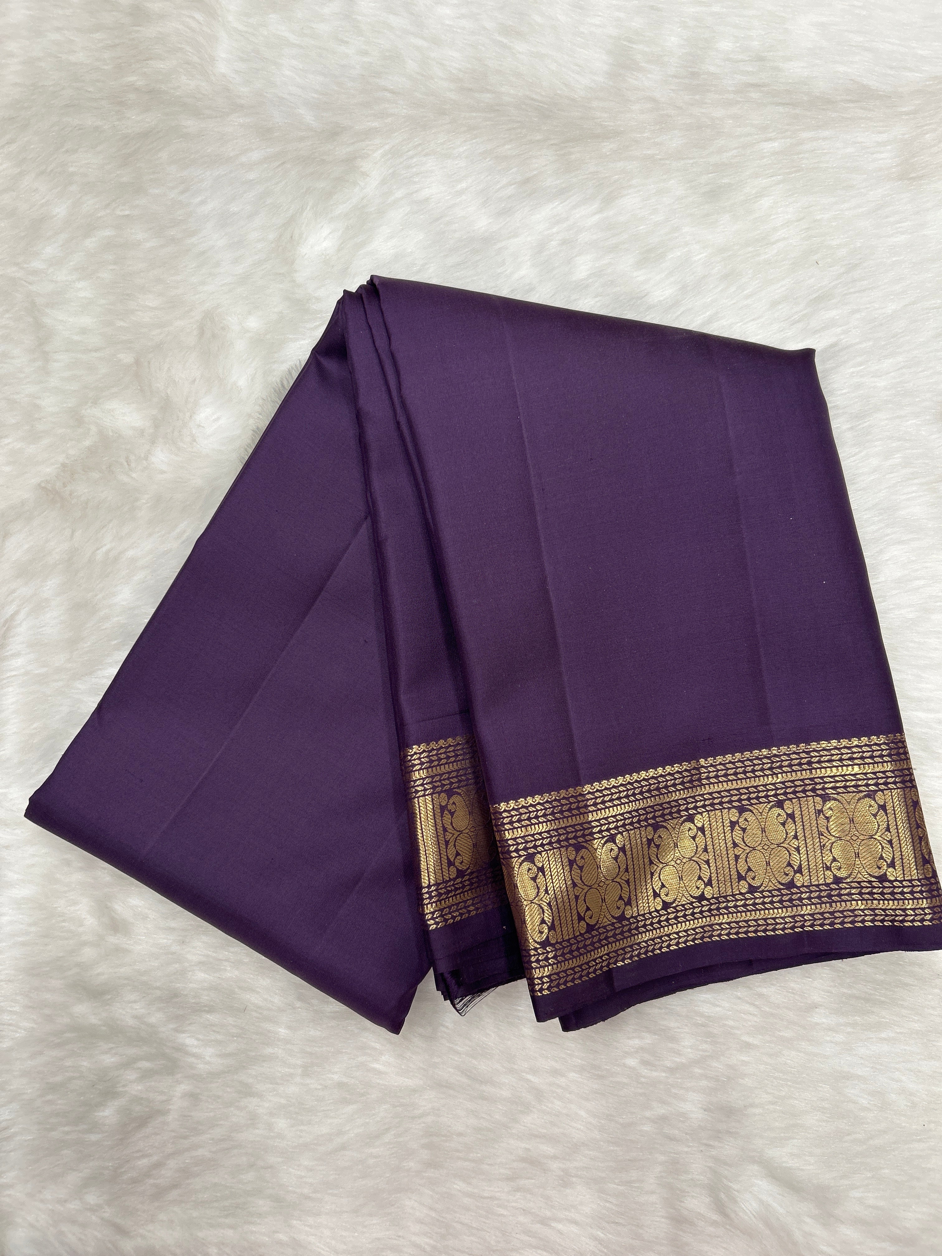 Kanjeevaram Silk Saree (Long pallu)