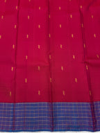 Vintage Kanjeevaram Saree with Zari Checks in Border