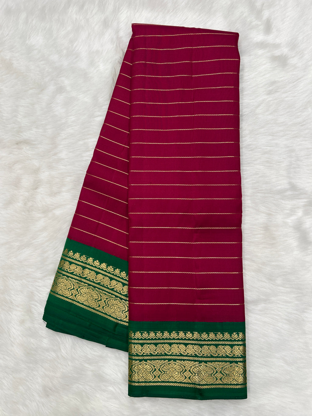Vintage Korvai Kanjeevaram Silk Saree