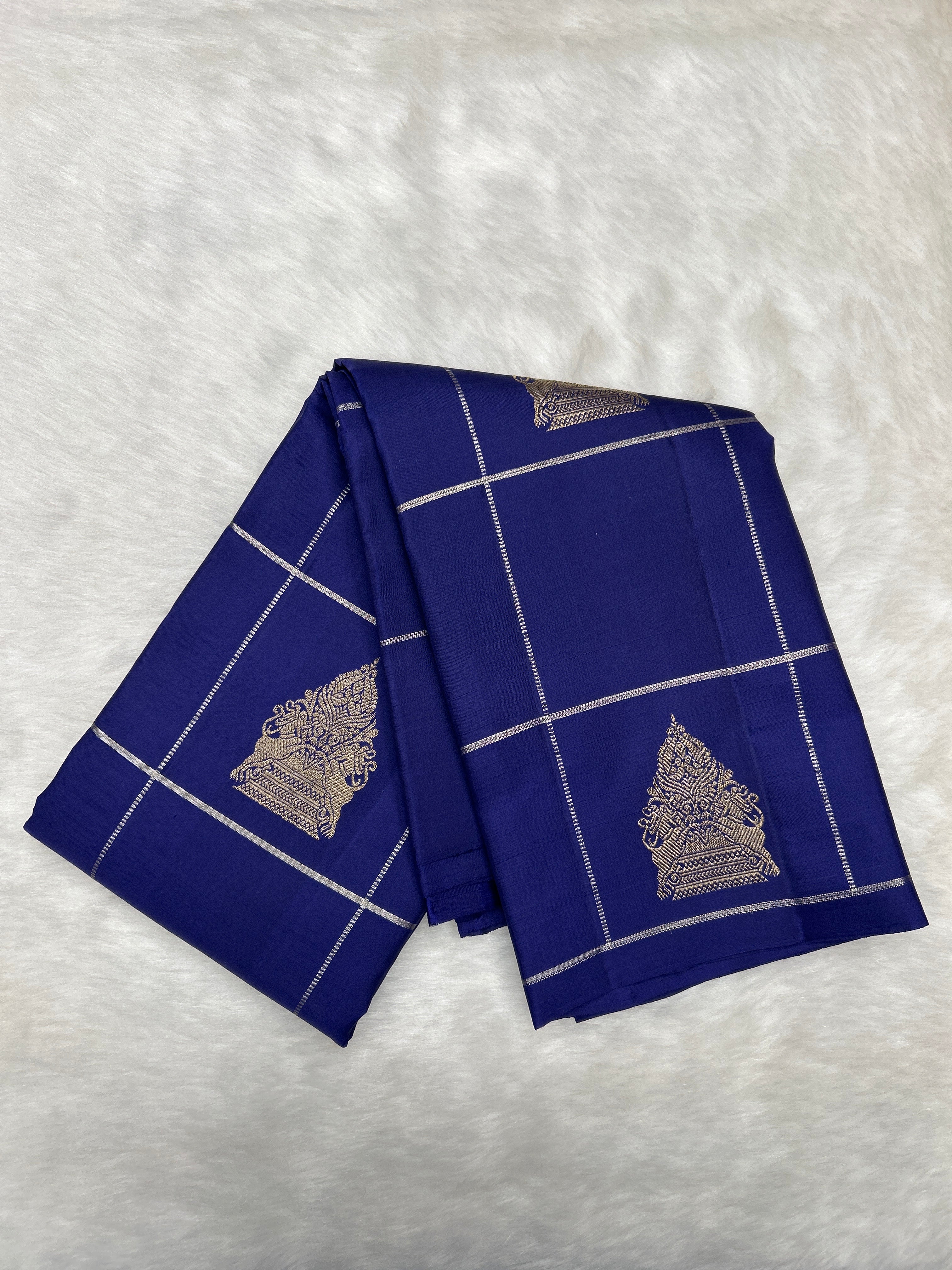 Vintage Borderless Kanjeevaram Saree