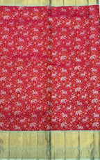 Korvai Kanjeevaram Silk Saree with traditional Vana Singaram