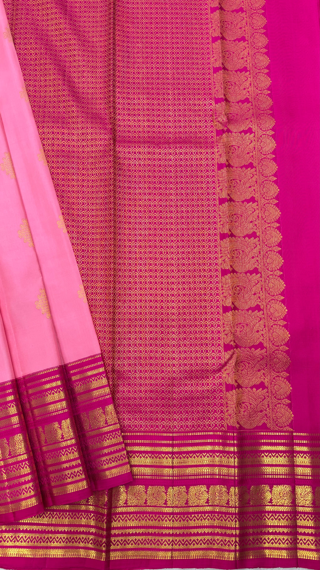 Korvai Vintage Kanjeevaram Silk Saree