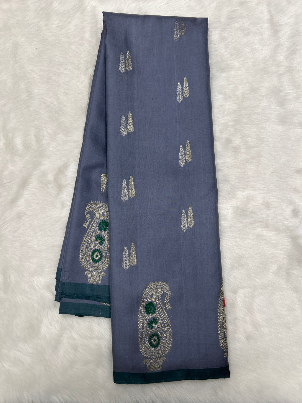 Kanjeevaram Silk Saree (Double blouse)
