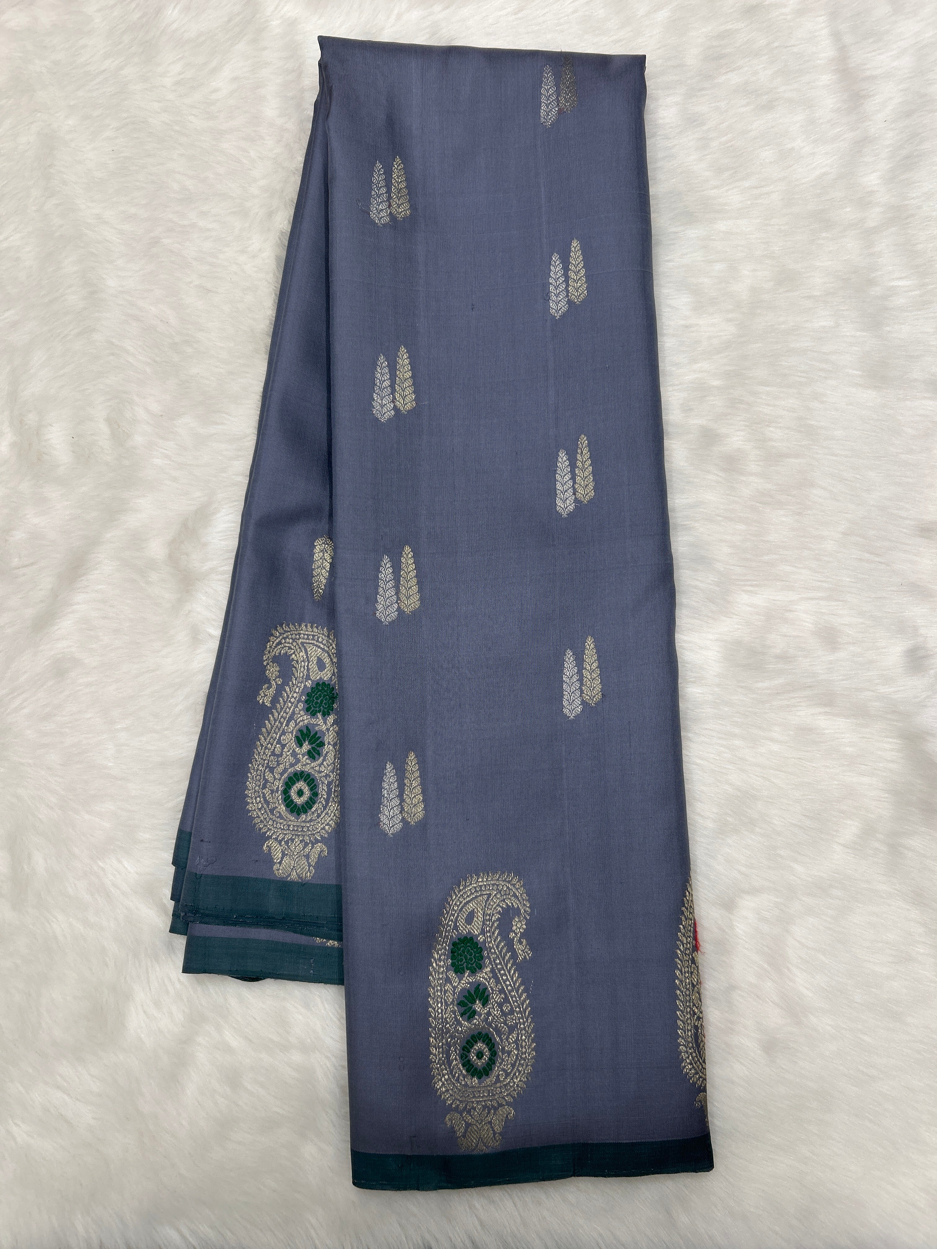 Kanjeevaram Silk Saree (Double blouse)