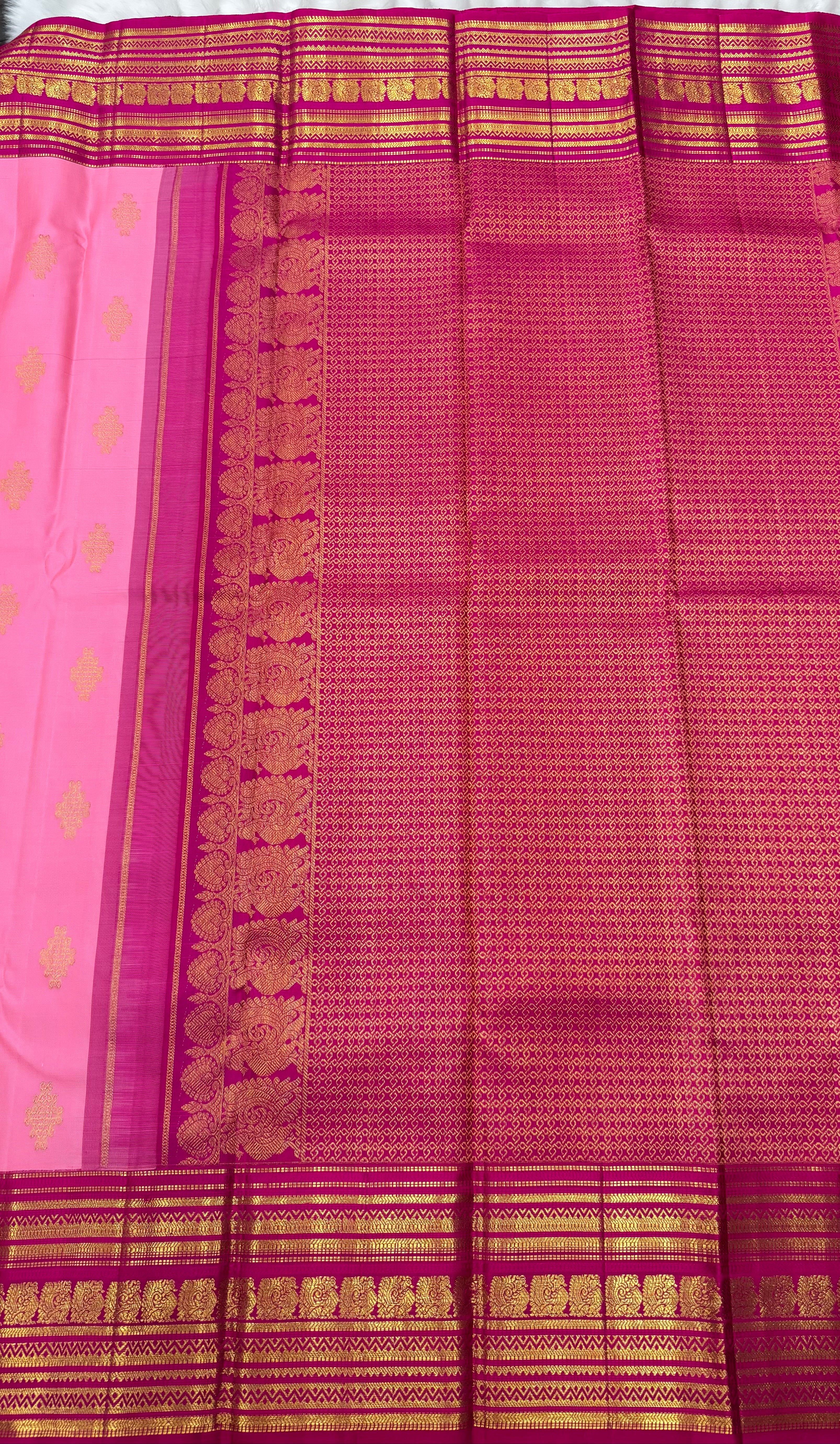 Korvai Vintage Kanjeevaram Silk Saree