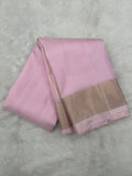 Powder Pink Handloom Dhoti,Kanduva & Shirt piece (3 pc Set)