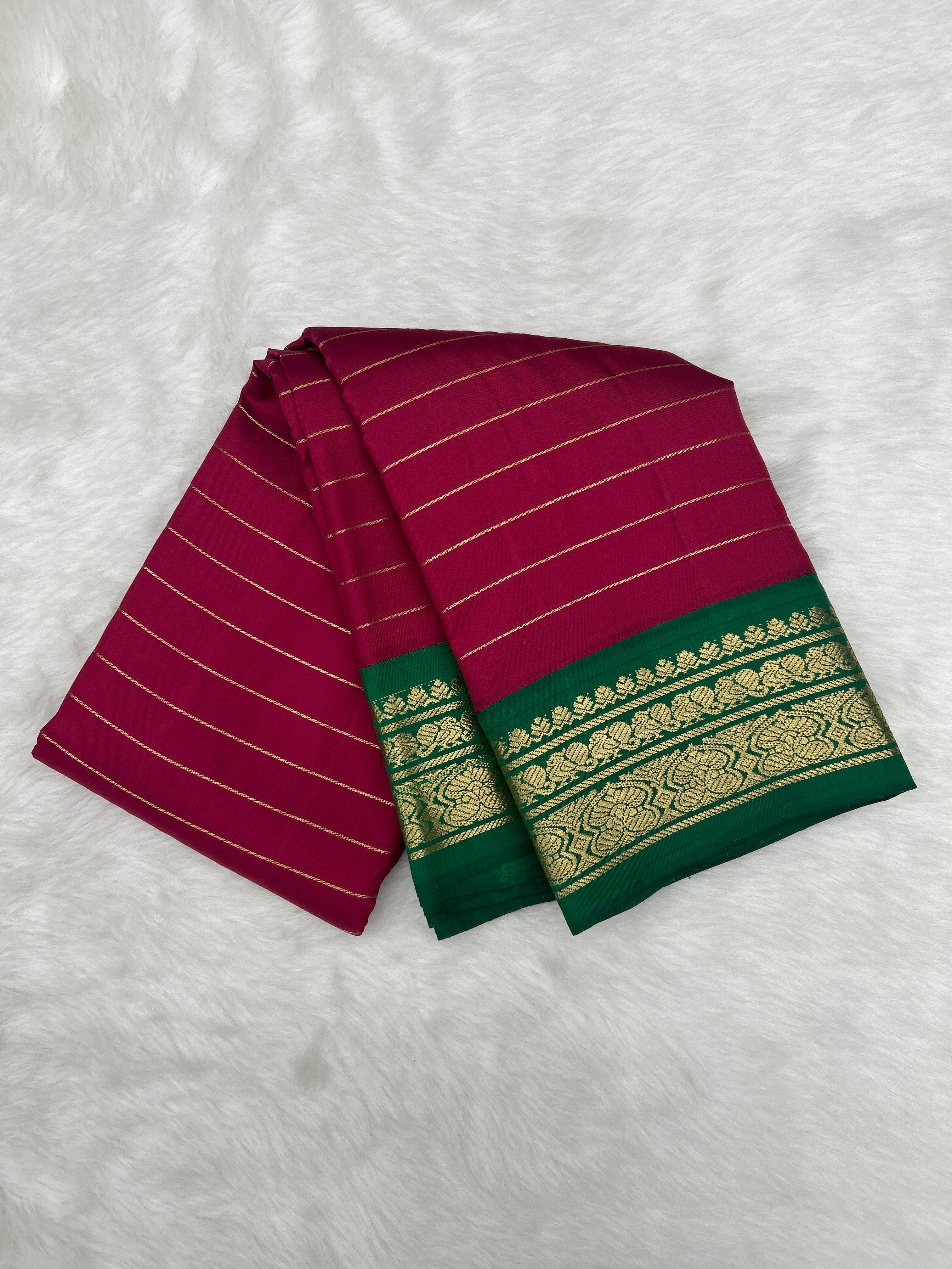 Vintage Korvai Kanjeevaram Silk Saree