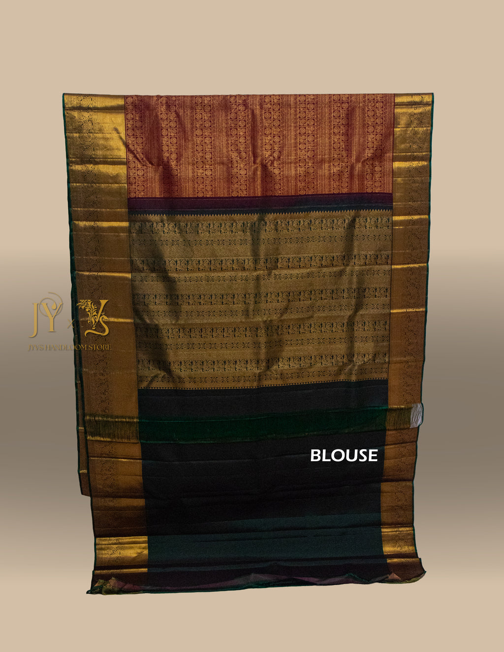 Vintage Kanjeevaram Brocade Saree