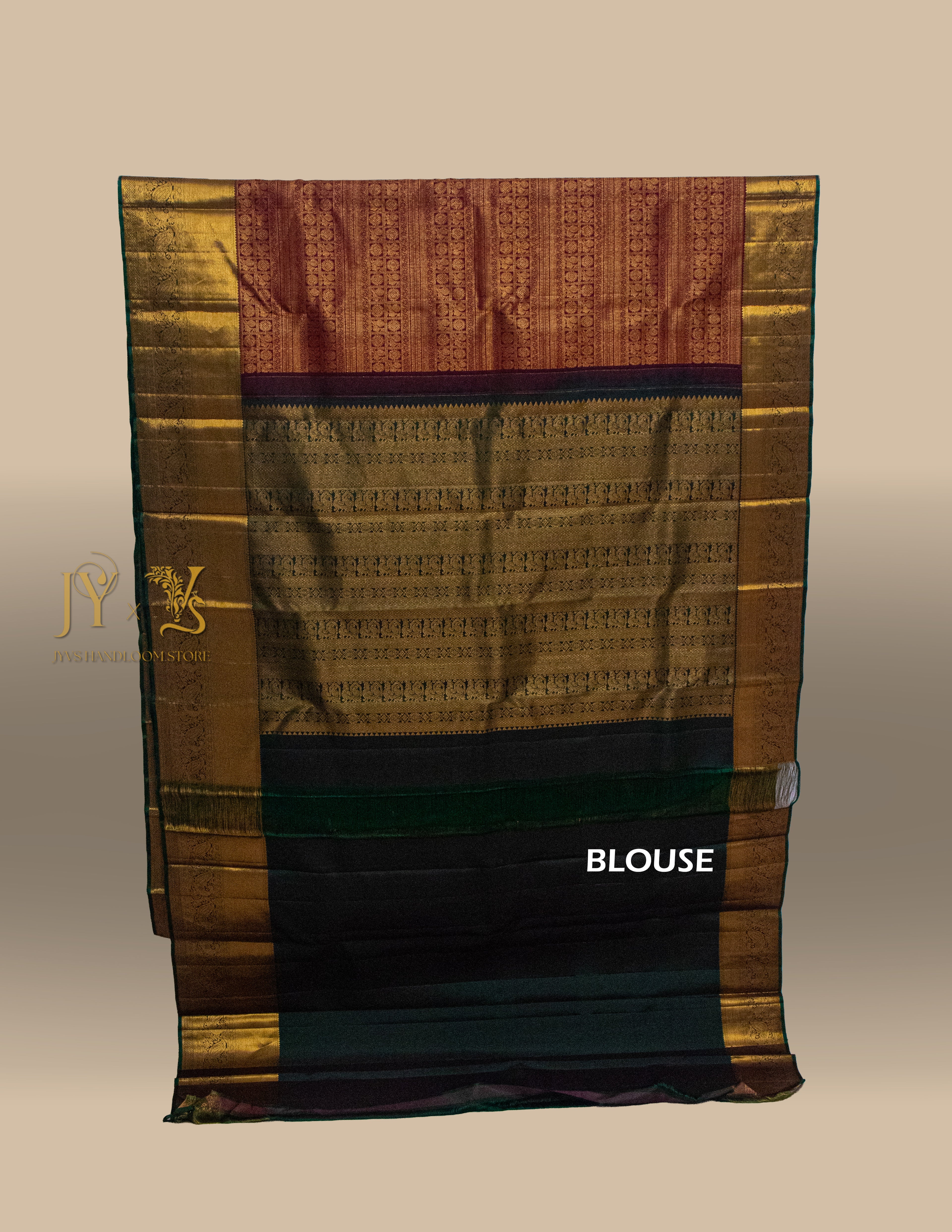 Vintage Kanjeevaram Brocade Saree