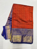 Raw silk x Kanjivaram silk Fusion saree