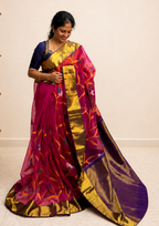 Jamdhani x Kanchi Fusion Saree
