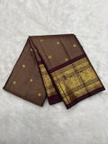 Brown Classic Vintage Vairaoosi Kanjeevaram Saree