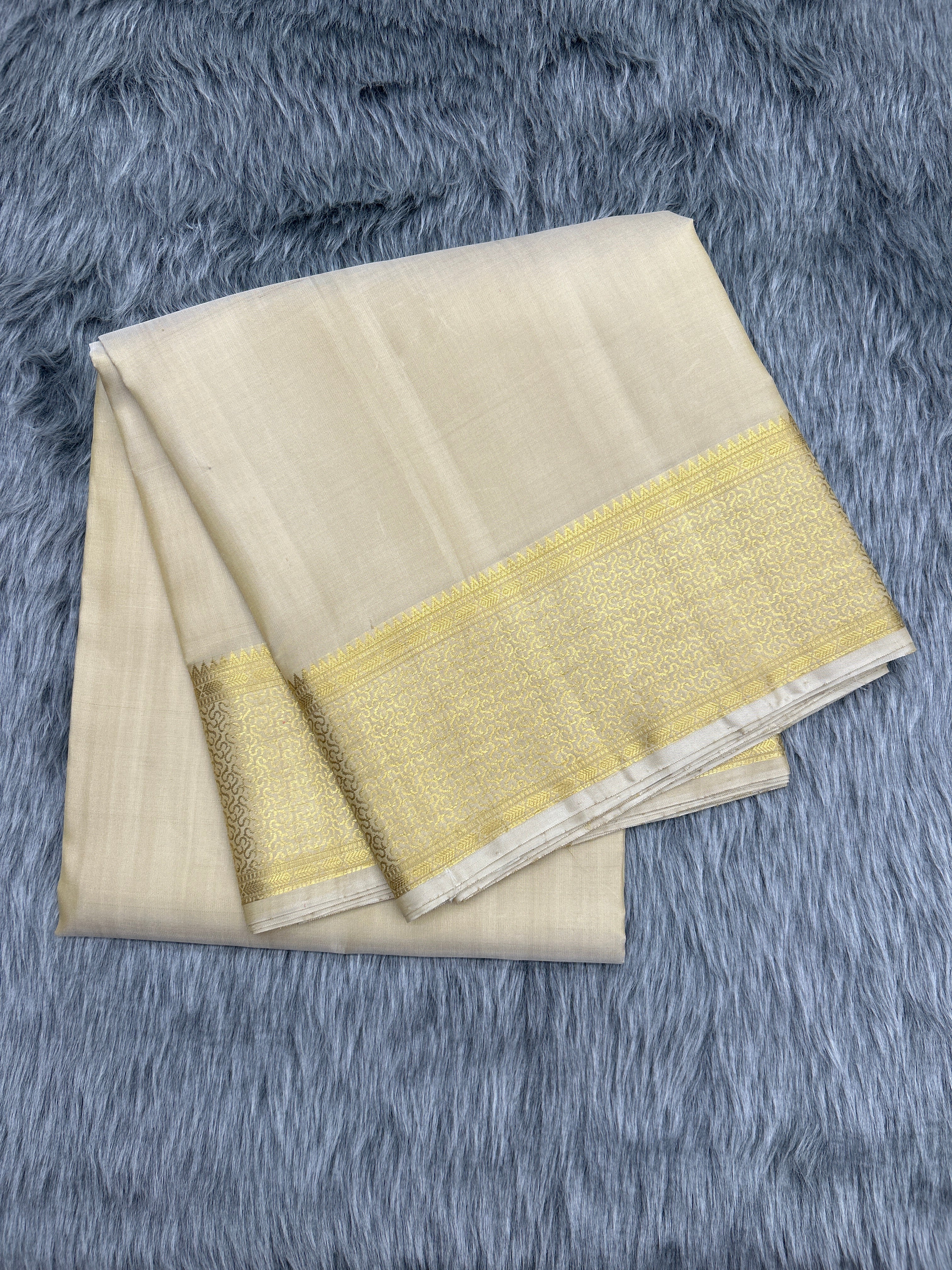 Handloom Dhoti,Kanduva & Shirt/Kurta piece (3 pc Set)