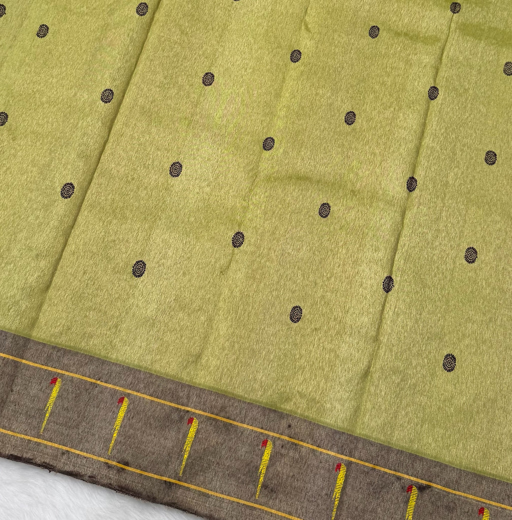 Zari Pack Kanjeevaram x Paithani Fusion Saree