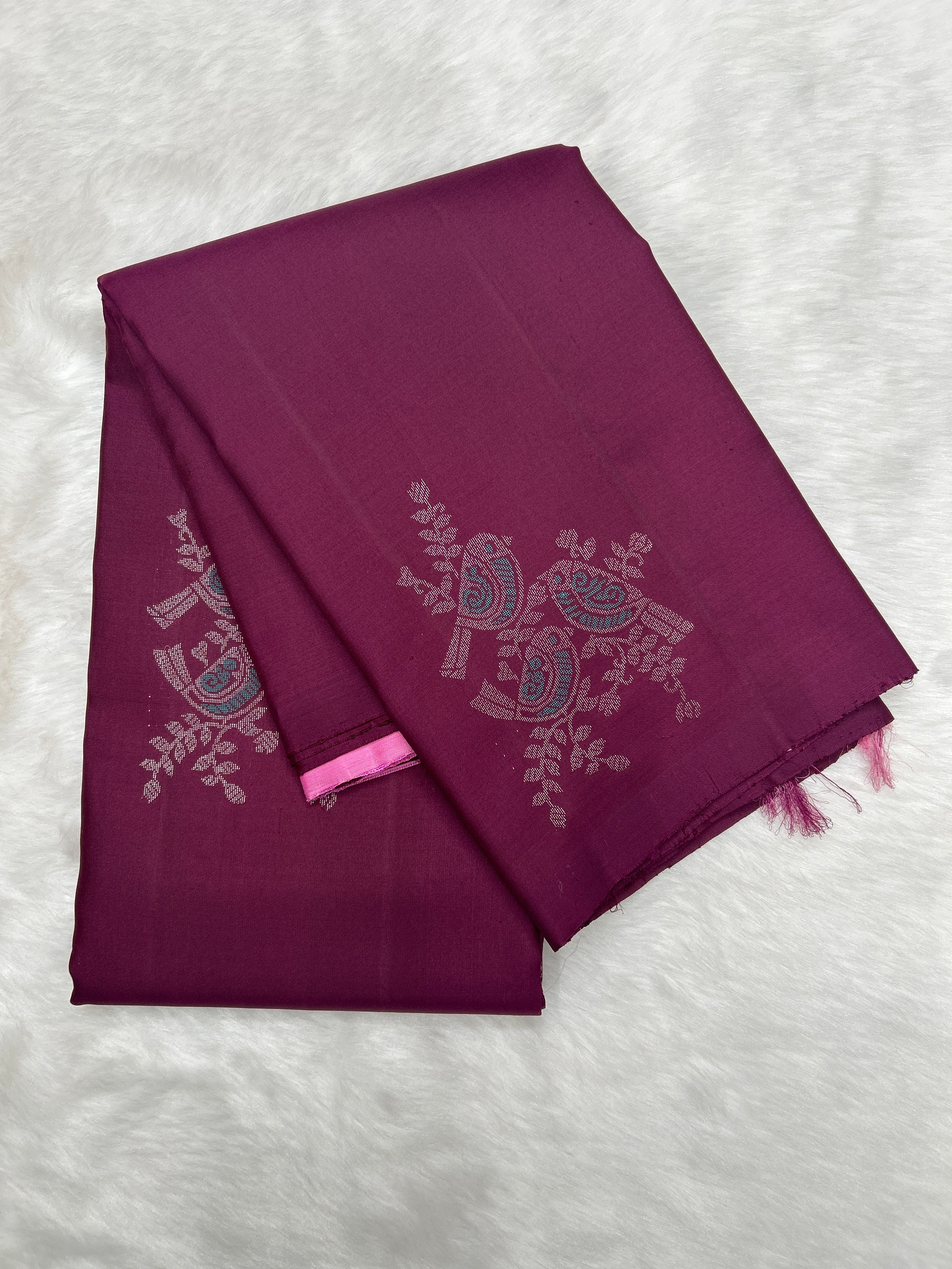 Kanjeevaram Borderless SIlk Saree (953-25)