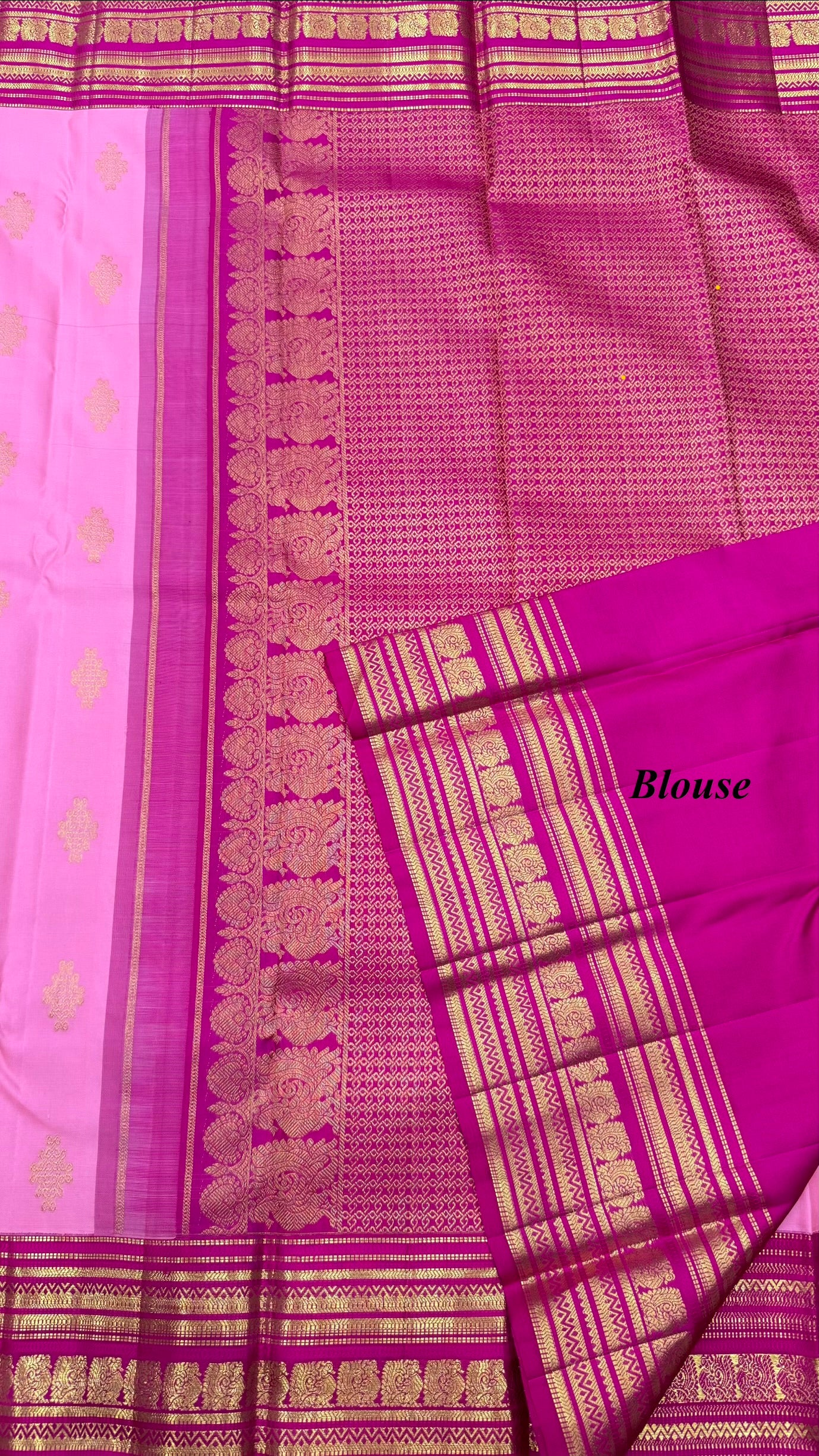 Korvai Vintage Kanjeevaram Silk Saree
