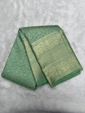 Sea Green Brocade Kanjeevaram Silk Saree