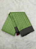 Raindrop Motif Vintage Kanjeevaram Saree with Open Border