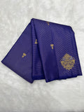 Borderless Kanjeevaram Silk Saree with Vairaoosi