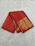 Kanakambaram Oosi Checks Vintage Kanjeevaram Saree (Dual Tone)
