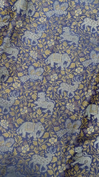 Korvai Kanjeevaram Silk Saree with traditional Vana Singaram