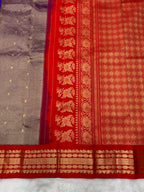 Vintage Korvai Zari pack Kanjeevaram Saree with a Korvai Thapet Border & Rich Pallu