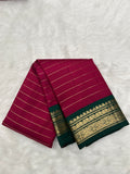 Vintage Korvai Kanjeevaram Silk Saree