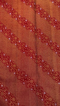 Red Kanjeevaram Saree with contrast Pink Pallu,Blouse & fine oosi,cross kalanjali design
