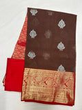 Zari Kota x Kanchi Fusion Saree