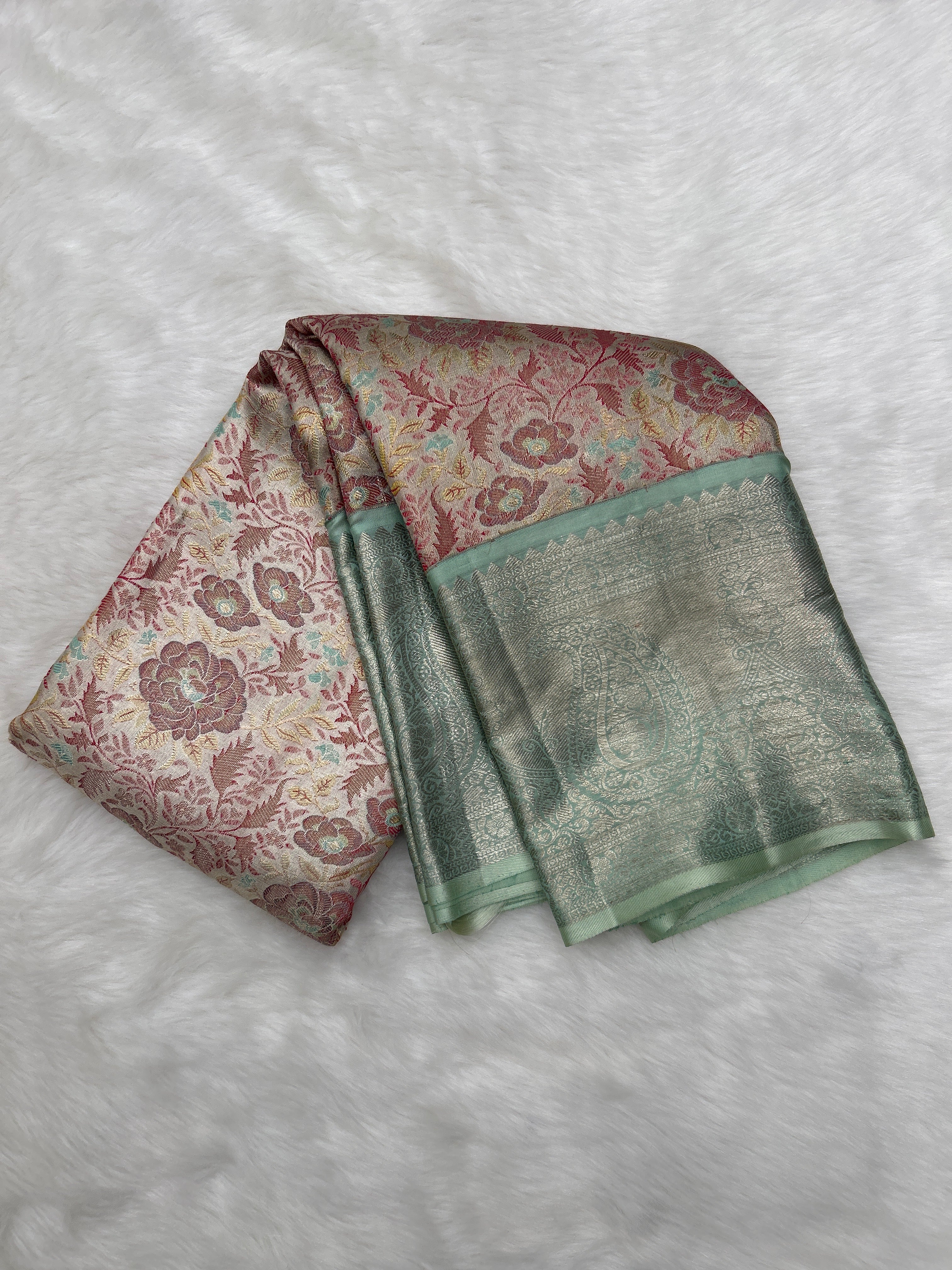 Kanjeevaram Meenakari Silk Saree (BL470)