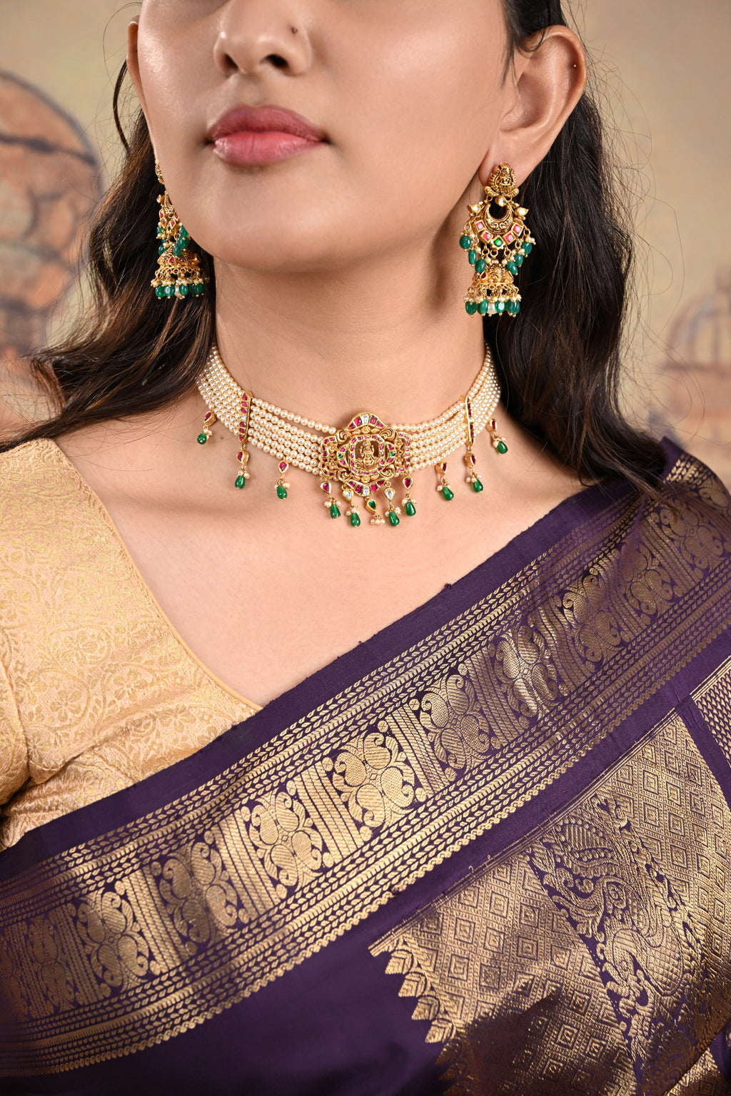 Kanjeevaram Silk Saree (Long pallu)