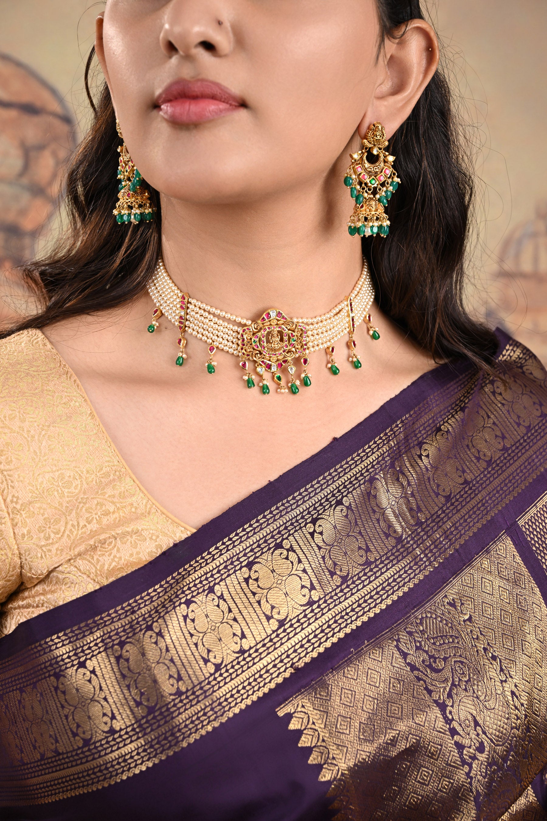 Kanjeevaram Silk Saree (Long pallu)