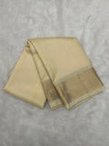 Cream Handloom Dhoti Kanduva & Shirt/Kurta Set (3 pc set)