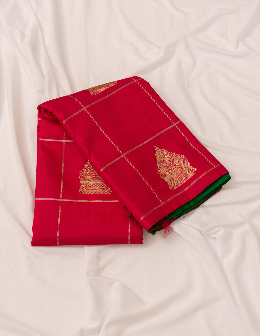 Vintage Borderless Kanjeevaram Saree