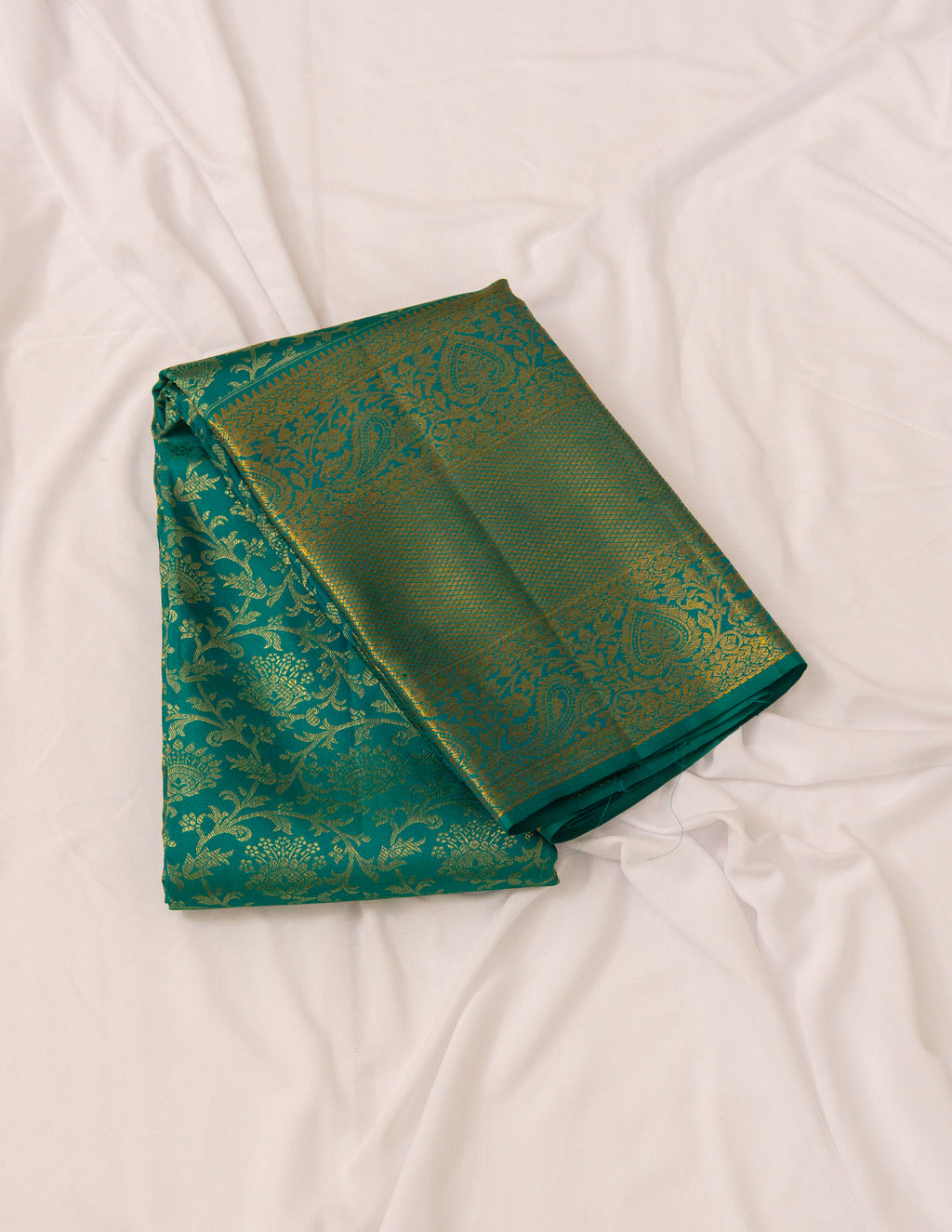 Rame Green Brocade Kanjeevaram Silk Saree