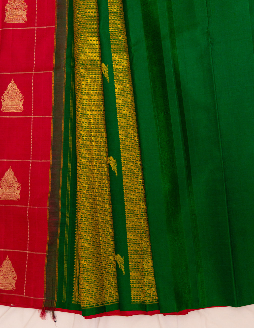 Vintage Borderless Kanjeevaram Saree